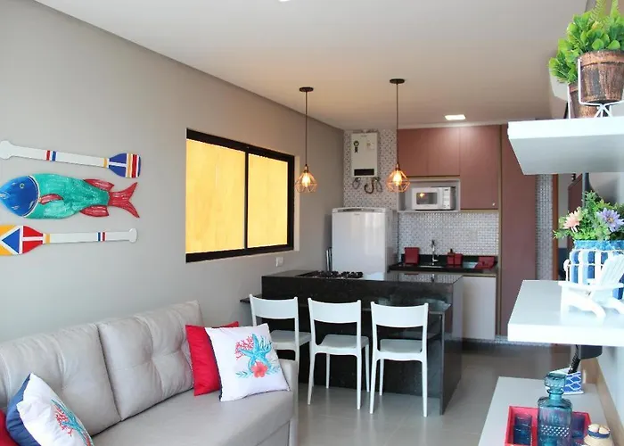 Flat Villa Margot Ap 205 - Alto Padrão a 80m do Mar!